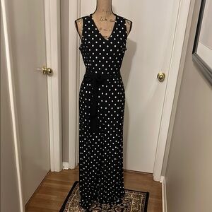 Black and White Polka Dot Jumpsuit